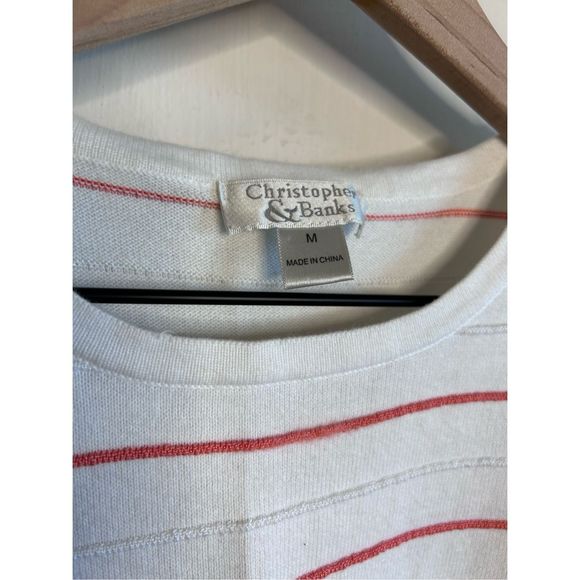 Christopher & Banks Striped Sweater Tank - M - Picture 4 of 4